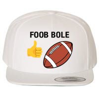 Foob Bole Wool Snapback Cap
