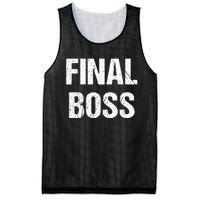 Final Boss Mesh Reversible Basketball Jersey Tank