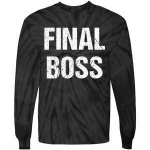 Final Boss Tie-Dye Long Sleeve Shirt