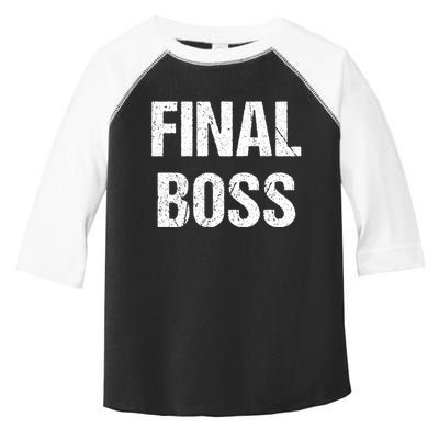 Final Boss Toddler Fine Jersey T-Shirt