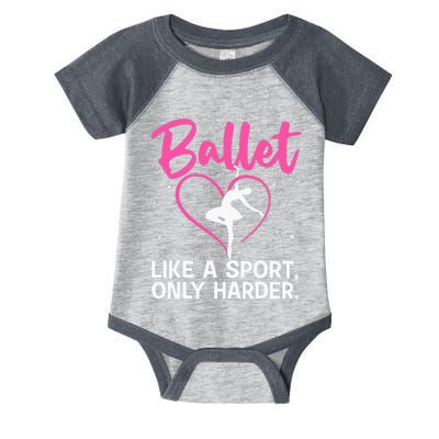 Funny Ballet For Women Girl Ballerina Dance Recital Sports Infant Baby Jersey Bodysuit