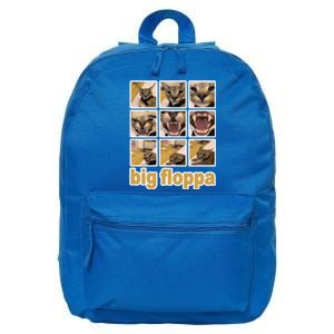 Funny Big Floppa Meme Cat 16 in Basic Backpack