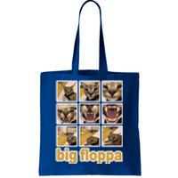 Funny Big Floppa Meme Cat Tote Bag