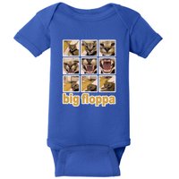 Funny Big Floppa Meme Cat Baby Bodysuit