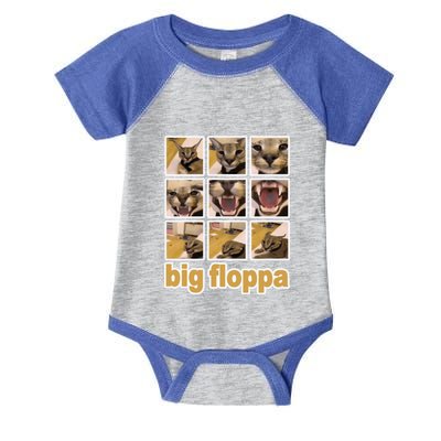 Funny Big Floppa Meme Cat Infant Baby Jersey Bodysuit