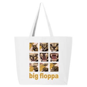 Funny Big Floppa Meme Cat 25L Jumbo Tote