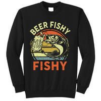 funny Bass Fishing Beer Fishy Reel Cool Dad Sweatshirt