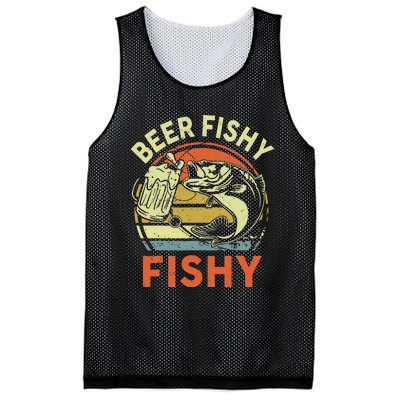 funny Bass Fishing Beer Fishy Reel Cool Dad Mesh Reversible Basketball Jersey Tank