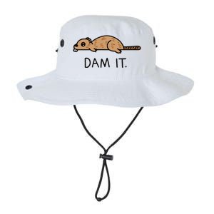 Funny Beaver Funny Saying Dam It Beaver Funny Beaver Saying Legacy Cool Fit Booney Bucket Hat