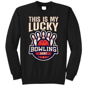 Funny Bowling For Men Women Retro Bowling Bowler Team League Sweatshirt