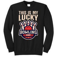 Funny Bowling For Men Women Retro Bowling Bowler Team League Sweatshirt