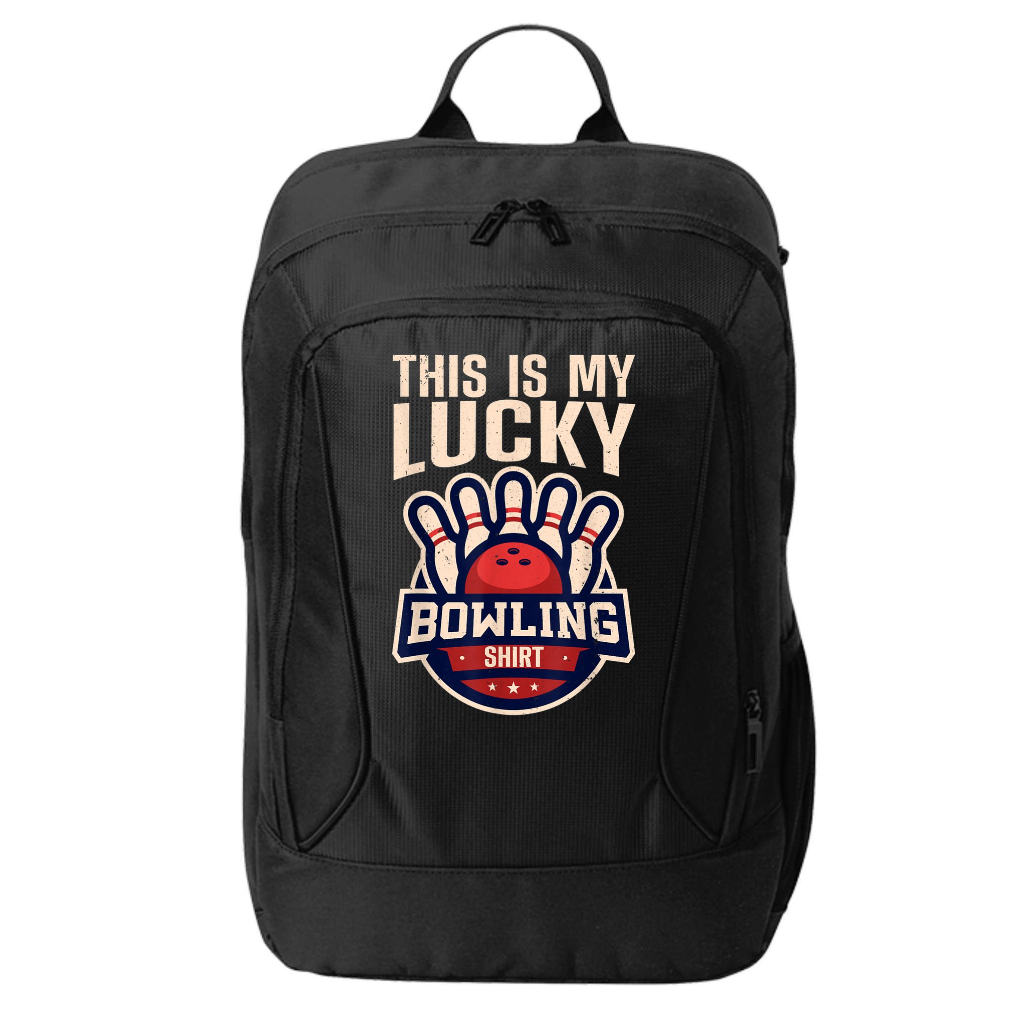 Funny Bowling For Men Women Retro Bowling Bowler Team League City Backpack