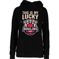 Funny Bowling For Men Women Retro Bowling Bowler Team League Womens Funnel Neck Pullover Hood