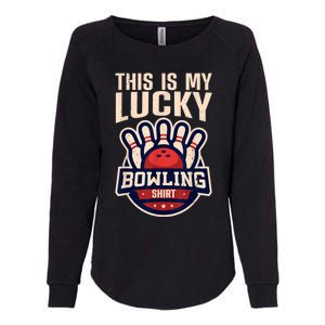 Funny Bowling For Men Women Retro Bowling Bowler Team League Womens California Wash Sweatshirt