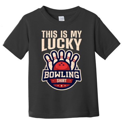 Funny Bowling For Men Women Retro Bowling Bowler Team League Toddler T-Shirt