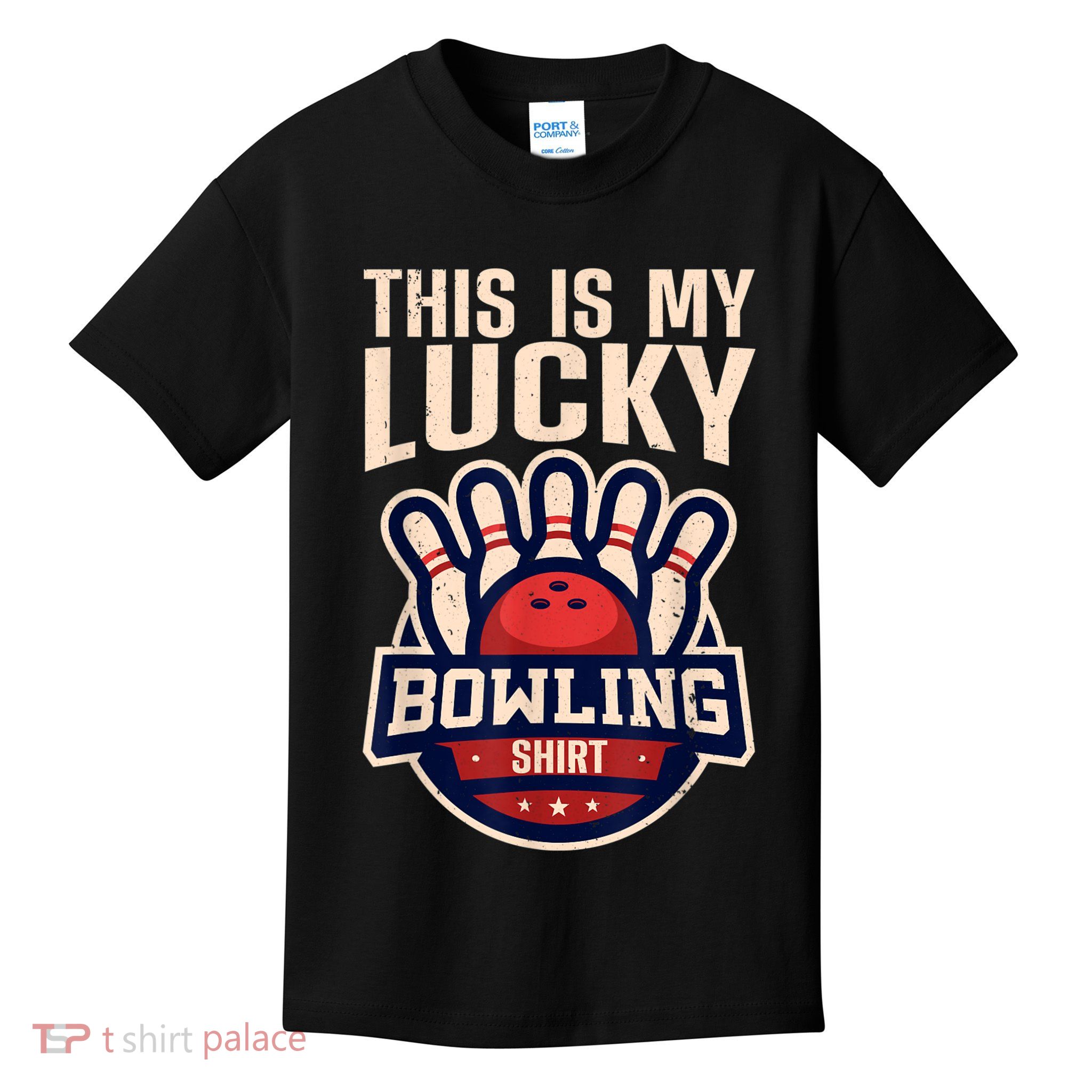 Funny Bowling For Men Women Retro Bowling Bowler Team League Kids T-Shirt