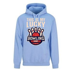 Funny Bowling For Men Women Retro Bowling Bowler Team League Unisex Surf Hoodie