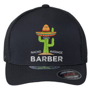 Funny Barber Flexfit Unipanel Trucker Cap