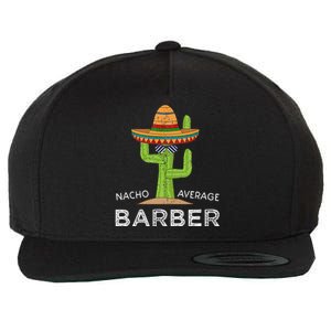 Funny Barber Wool Snapback Cap