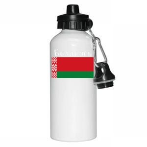 Flag Belarus Freedom Liberty Country Design Gift Aluminum Water Bottle