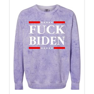 Fuck Biden Colorblast Crewneck Sweatshirt