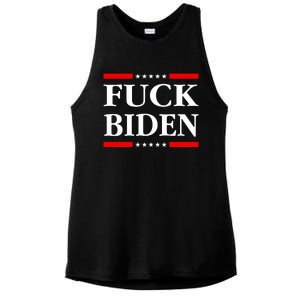 Fuck Biden Ladies PosiCharge Tri-Blend Wicking Tank