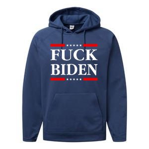 Fuck Biden Performance Fleece Hoodie