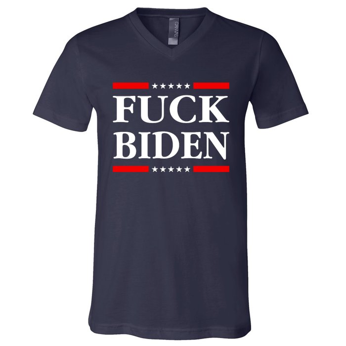 Fuck Biden V-Neck T-Shirt