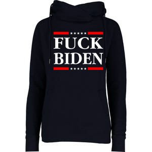 Fuck Biden Womens Funnel Neck Pullover Hood