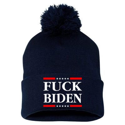 Fuck Biden Pom Pom 12in Knit Beanie