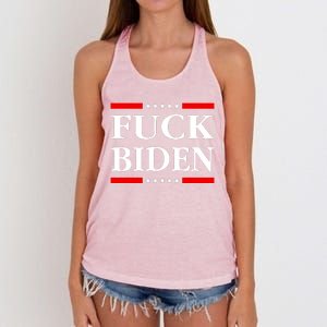 Fuck Biden Women's Knotted Racerback Tank