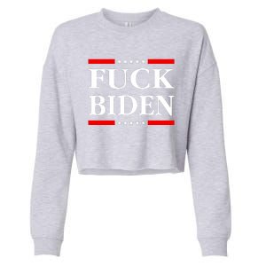 Fuck Biden Cropped Pullover Crew