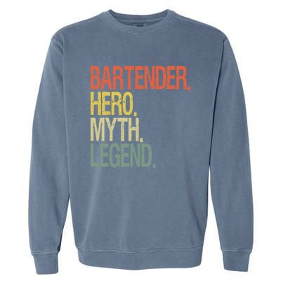 Funny bartender Garment-Dyed Sweatshirt