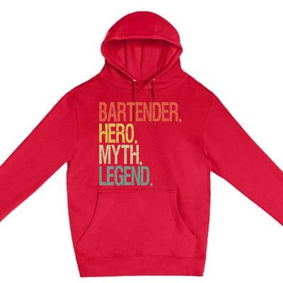 Funny bartender Premium Pullover Hoodie