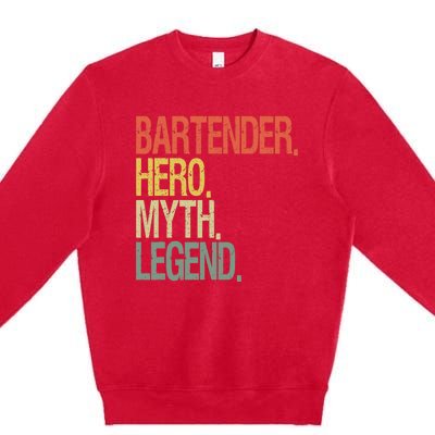 Funny bartender Premium Crewneck Sweatshirt