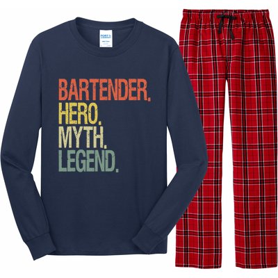 Funny bartender Long Sleeve Pajama Set