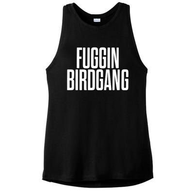 Fuggin Birdgang Ladies PosiCharge Tri-Blend Wicking Tank