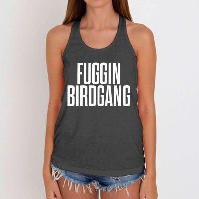 Fuggin Birdgang Women's Knotted Racerback Tank