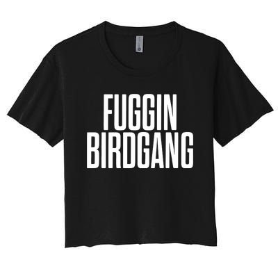 Fuggin Birdgang Women's Crop Top Tee