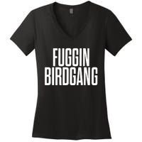 Fuggin Birdgang Women's V-Neck T-Shirt