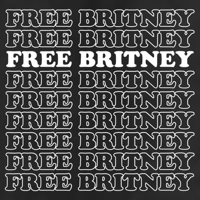 Free Britney #Freebritney 7 Panel Mesh Trucker Snapback Hat