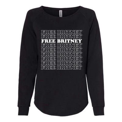 Free Britney #Freebritney Womens California Wash Sweatshirt