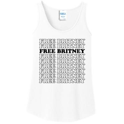 Free Britney #Freebritney Ladies Essential Tank