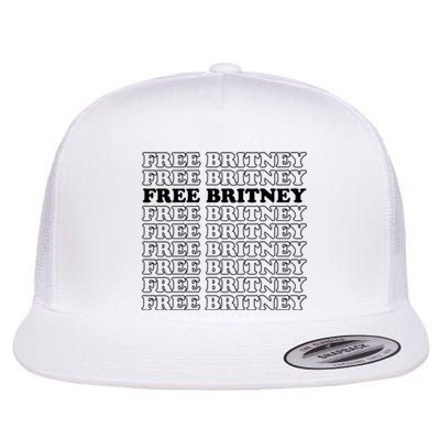 Free Britney #Freebritney Flat Bill Trucker Hat