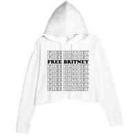 Free Britney #Freebritney Crop Fleece Hoodie