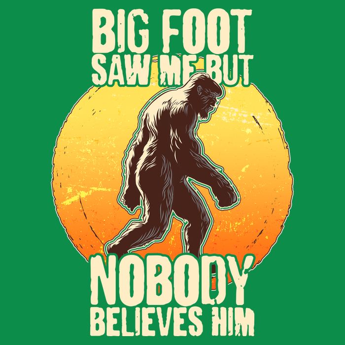 Funny Big Foot Saw Me But Nobody Believes Him Baby Bodysuit