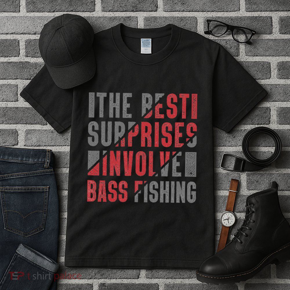 Funny Bass Fishing Lover Angler Catch And Release Tall T-Shirt