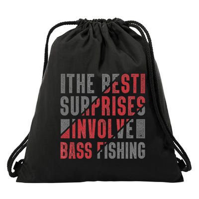 Funny Bass Fishing Lover Angler Catch And Release Drawstring Bag