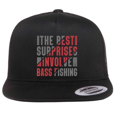 Funny Bass Fishing Lover Angler Catch And Release Flatbill Hat