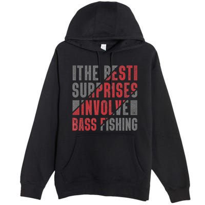 Funny Bass Fishing Lover Angler Catch And Release Premium Pullover Hoodie